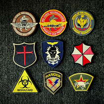 Personality tactical badge velcro chapter Army fan outdoor bag stickers bath embroidery cloth stickers Call of duty biochemical armband