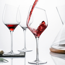 Net Red Pitched Red Wine Glass Burgundy Burgundy Goblet 2 couples Eurostyle Home Wine Decanter Suit