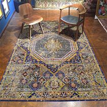 New Zealand Imported Handmade Washed Pure Wool Rug Eu Style American Living-room Tea Table Carpet Bedroom Bedside Blanket