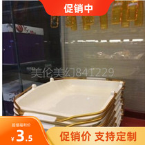 Bread Basket Rectangular Plastic Trays Cake Pan Hand Baking Exclusive Basket Pastry Self Selection Pan