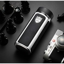 KM Germany Business Portable Tea Cup Stainless Steel Upscale On-board Anti-Fall Insulation Cup Men And Women Office Cups