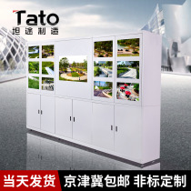 Monitoring TV wall Wall-mounted display wall LCD monitor screen wall Computer room monitoring wall splicing screen TV