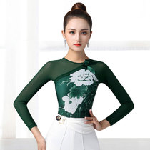 Dambao Roo New Fall Latin Dance Conjoined Clothes Fashion Dancing Blouses Ballroom Moden Dance Practice Dancer Dancing Clothes