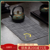Tea mat tea pad tea mat tea table mat tea mat tea table cloth tea table cloth tea table waterproof mat tea accessories
