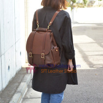 MINI self-painted leather bag drawing tool DIY schoolbag pattern BDQ-61 backpack version