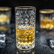 Clear Bunker Special Price Day Style Light Lavish Phnom Penh Hammered Glass Cup Water Cup Drinking Tea Cup Wine Glass Juice Cup