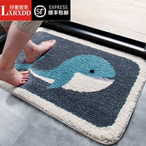 LXRXDD toilet water absorption mattress bathroom anti-slip mattress doormat doormat household mattress kitchen mattress bedroom