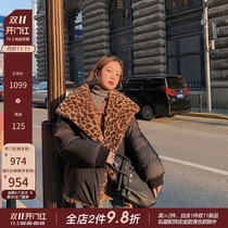 CC fur fun imported wool two-sided cashmere coat BAO WEN fur coat women autumn and winter