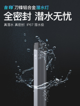 Jiyin fish tank diving light waterproof led super bright water light water water land tank light underwater light dual lighting