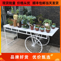 European Wrought iron outdoor float flower stand Real estate shopping mall display stand Wedding display decoration