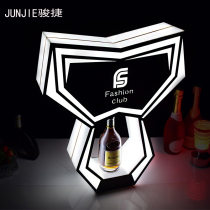 Bar luminous wine seat KTV nightclub champagne base wine base LED charging wine rack XO special wine holder
