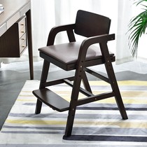 Child Study Chair Student Chair Adjustment Lift Solid Wood Backrest Writing Chair Home Seat Stool Chair Pedaling