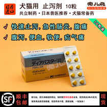 Japanese Pet Hospital Dog Cat Pooch Diarrhoea Acute Enteritis Pull Rare blood to relieve hernia pain and stop for 10 grains