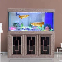 Ultra white fish tank aquarium Living room Floor-to-ceiling entrance Household bottom filter large free water change Chinese ecological intelligent screen