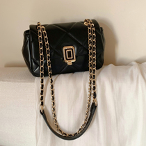 Nanfeng xMiocra koly gilt echo rhombic chain small bag female texture all-match single shoulder Messenger bag