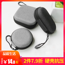 Small Headphone Storage Bag Data Cable Charger Organizer Box USB Disk U-Shield Portable Compression Mini Protective Bluetooth In-ear Headphone Cover SD Memory Card Small Organizer Bag Hard Bag