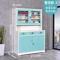 Oral medicine cabinet medical cabinet treatment room cabinet disposal hospital Western medicine cabinet stainless steel countertop clinic community dispensing table