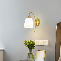 American minimalist restaurant TV background wall lamp bedroom bedside lamp staircase aisle modern lamp