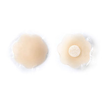 Mi Erjia thickened breathable invisible silicone milk stickers Chest stickers Anti-bump anti-light sexy seamless nipple stickers