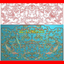 Relief picture Dragon Phoenix carved picture Dragon Phoenix new bat Phoenix back sofa tea table computer engraving gray scale