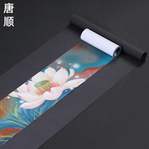 Tangshun waterproof tea mat Japanese table flag Zen tea table mat Painted tea mat Tea mat Cotton linen cloth art tea table cloth