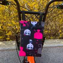 Battery car storage trailer car handle bag front waterproof electric car trailer bag large capacity bicycle storage storage bag