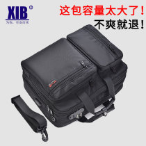 Large capacity shoulder bag Men waterproof laptop bag Multi-function shoulder crossbody backpack Canvas anti-theft briefcase