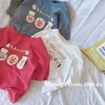 Fast fashion childrens clothes 2022 Summer Han Edition cute cartoon comfortable short sleeves men and women baby T shirts