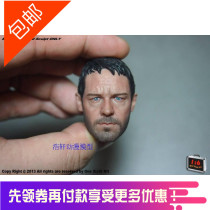 Spot 1 6 Soldier Heads Sculpture Russell Crowhead Sculpture Gladiator Roman General 12-inch Skull Sculpture