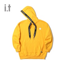 it :CHOCOOLATE womens hooded sweater autumn trend print webbing 3860XDD