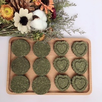 Rabbit Round Grass Cake Grass Block Dragon Cat Toy Grass Pie Pet Snack Mill Tooth Moses Grass Pie 1 block