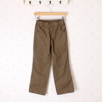 Day-of-the-spring-autumn-style childrens clothes boy girl imitation military section Semi-elastic single side with loose trousers