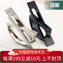 Tatami platform rotating secret handle drawer modern simple hardware furniture invisible embedded embedded in-line handle