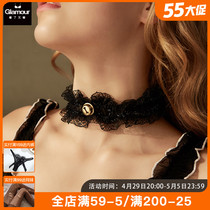 Look at it again look sexy sweet and sweet with bell lace lace lace neck ring necklace collar with neck ring neck flirts