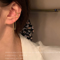 Super fairy ~ ear wire 2021 New Tide ear clip fairy Air forest line Net red ear decoration explosive ear clip without ear hole female