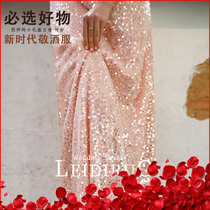 Latie Chinese bride toast clothing 2021 engagement temperament new female evening dress can be worn summer