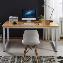 Simple desktop table bedroom simple steel desktop desk desk new computer notebook table home Double Writing