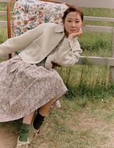 XXTHEMCAPS Korea on Thursday island bore filial reality posters delicately retro double-sided capsized wool short coat