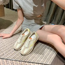 (sheii Suyin Yin) Soft to Bursting ~ New Aggan Spell Lace Running Casual Sneakers Female Old Daddy Shoes