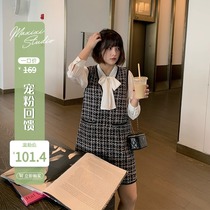 (Pet powder feedback 40% off snap-up non-quality problems no return no change)Small fragrance sleeveless sundress women