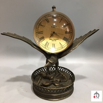 Folk collection of old eagle ball Western figure Watch antique antique