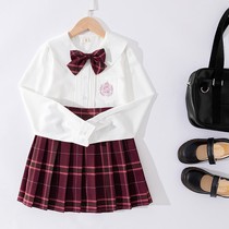 Belan Senma Girls Spring Dress Genuine Suit Children's School Uniform Big Child jk Uniform Dress Academic Style Girls Winter