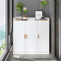 Balcony shoe cabinet Storage cabinet locker Sunscreen household sundries cabinet locker Large-capacity entrance door shoe cabinet