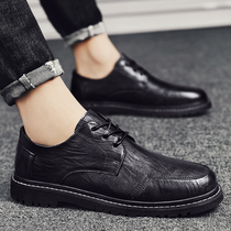 Wood Linson Shoes Men 2021 Spring Low Help Martin Shoe Mens Inn Men Work Business Fashion Casual Leather Shoes