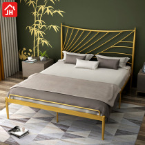 Eurostyle modern minimalist princess iron art bed iron frame steel frame double single adult children 1 2 1 1 5 1 8 m