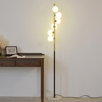 Nordic post-modern simple light luxury living room magic bean floor lamp vertical study bed head creative personalized led lamps