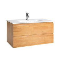 Day-style modern minimalist minimalist Nordic log solid wood bath cabinet washstand