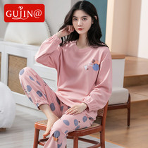 古今@暴衣Lady spring and autumn pure cotton long-sleeved trousers 2022 new autumn and winter cute cotton home service
