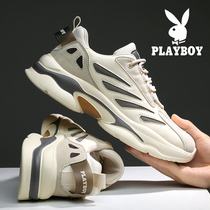 Floral Playboy mens shoes Summer mesh Breathable Sports Tide Shoes heightening 100 lap Running Old Daddy Shoe Mens Trend