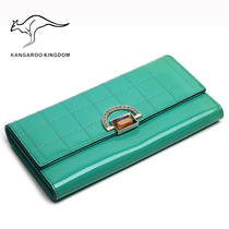 Leather Wallet Woman Wallet Wallet Wallet Wallet Wallet Wallet Handbag Guide Heat Film Deeply Deeply Detailed Reel